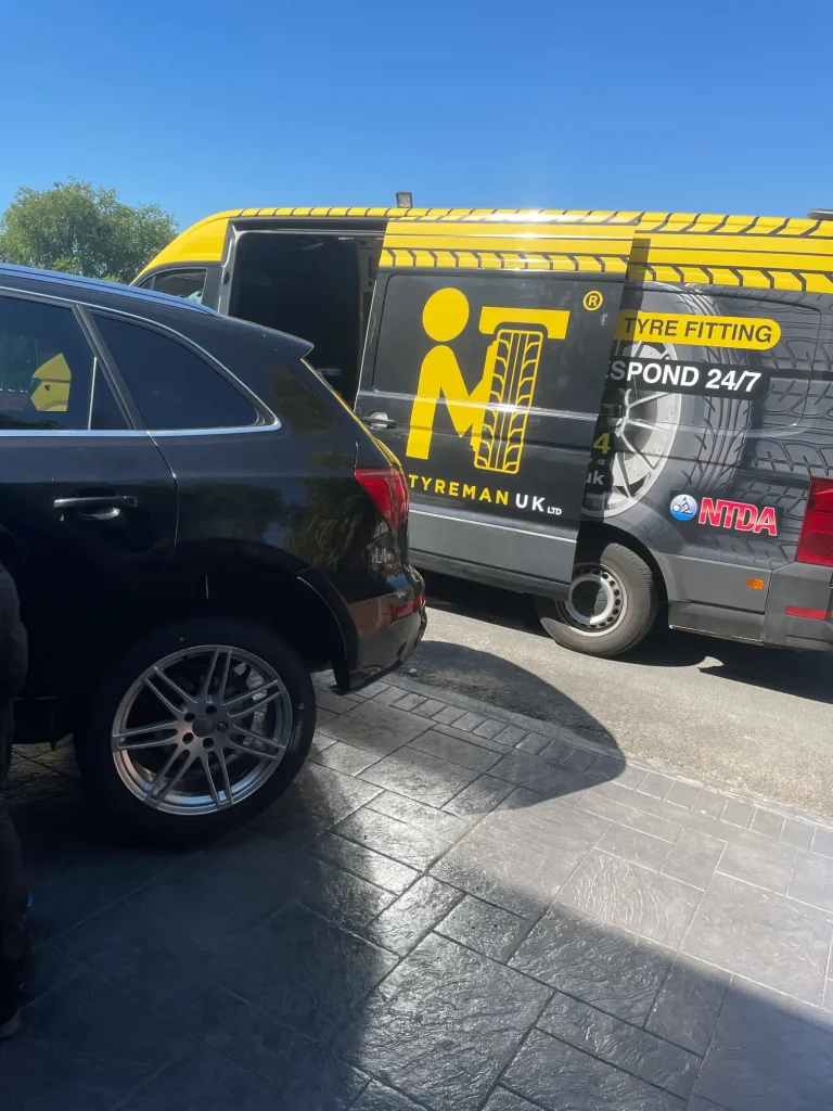 Mobile Tyre Fitting At Customers House In Reading.